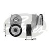 GATES T38432 - ALTERNATOR GERGI RULMANI ASTRA G H COMBO CORSA C MERIVA 1,7CDTI 1,7DTI 16V (00 )