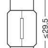 OSRAM 6438 - AMPUL 12V 10W SOFIT KISA