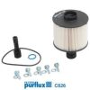 PURFLUX C826 - MAZOT FILTRESI DOKKER LODY LOGAN II CAPTUR SANDERO II CLIO IV 1.5DCI 12> MERCEDES CITAN 415 12>