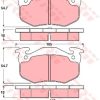 TRW GDB313 - ON FREN BALATASI CITROEN BX 82>94 ALPINE 88>90 KABLOLU