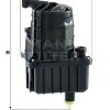 MANN WK939/11X - YAKIT (MAZOT) FILTRESI CLIO III MODUS 1,5 DCI 07> (65 / 80 hp) / (SENSORLU)