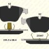 KALE B 23347 203 05 KD11 - FREN BALATASI ON BMW E60 E65 E90 E92 E93 E84