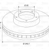 VALEO 197535 - ON FREN DISK AYNASI SOL HAVALI AUDI Q7 PORSCHE CAYENNE PANAMERA TOUAREG 02>