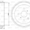 VALEO 237064 - ARKA FREN KAMPANASI P107 C1 TOYOTA AYGO 1,4 1,4HDI 05>