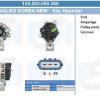 VALEO 600233 - ALTERNATOR HYUNDAI ACCENT 1,3 1,5 1.6 BENZINLI 2000> KIA CERATO RIO 1,4 1,6 BENZINLI 2004>