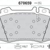 VALEO 670659 - FREN BALATASI ON W203 02>07 S203 02>07 C209 02>09 C219 04>10 W211 02>08 W220 98>05