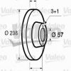 VALEO 186130 - ON FREN DISK AYNASI P106 AX ZX 1,0 / 1,0I / 1,1 / 1,1I / 1,4D 88 96 SAXO S 1,0I / 1,1I 96> (HAVA SOG