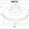 VALEO 186731 - ON FREN DISKI BMW E46 3.25 3.30