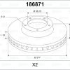 VALEO 186871 - ON FREN DISK FREELANDER 2,0 TD4 1,8 16V 2,5 V6 2,0 TD4 00> (HAVALANDIRMALI) Ø:277MM Y:51MM K:20,9MM