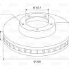 VALEO 197054 - ON FREN DISK AYNA TRANSIT V347 2,2TDCI / 2,4TDCI / 3,2TDCI 06 />  A,CEKER OLCU: (300 * 28)