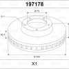 VALEO 197178 - ON FREN DISK X5 2006> 3,0D X6 2008> 3,0D HAVALANDIRMALI Ø:348MM Y:62MM K:30MM