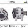 VALEO 439703 - ALTERNATOR 12V 90A NEMO BIPPER DV4TD (1,4HDI 8V)