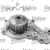 VALEO 506714 - DEVIRDAIM SU POMPASI P206 P207 P307 C1 C2 C3 (I II II) C3 PLURIEL XSARA II DV4TD (1.4 HDI 8V) FIESTA