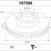 VALEO 197590 - FREN DISKI (ÖN) (X2) PEUGEOT 308 II 13>