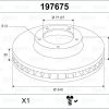 VALEO 197675 - FREN DISKI ON RCZ EP6CDTX DW10CTED4