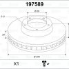 VALEO 197589 - FREN DISKI ON OPEL VIVARO B / NISSAN NP300 11> TRAFIC III 14> HAVALI 296MM