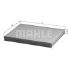 MAHLE LA93 - POLEN FILTRESI A4 A6 1,8 1,8T 2,0 2,0TDI 2,4 2,5TDI 2,7TDI 3,0 3,2 SEAT EXEO 97>>