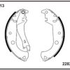 BESER BS21413 - ARKA FREN BALATASI PABUC DOBLO ALBEA 1.2 / 1.3 / 1.4 / 1.6 / 1.9