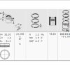 MAHLE 0400400 - MOTOR PISTON SEGMAN P307 P206 PARTNER II BERLINGO II C3 C4 TU5JP4 (1,6 16V) 78,50MM (STD)