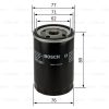 BOSCH 0451103227 - YAG FILTRESI FORD FIESTA IV 1.8 D, MONDEO II1.8