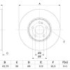 BOSCH 0986479G34 - FREN DISKI ON (AMG SPOR TIP, KOD: P31/U29) C-CLASS W205 14> S205 14> C205 15> A205 16>