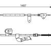 BOSCH 1987477952 - EL FREN TELI ARKA SOL P107 C1 1,0 / 1,4HDI BOY:1487 / 1243 05>