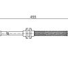 BOSCH 1987476126 - FREN HORTUMU ÖN MEGANE II , GRAND SCENIC , SCENIC , 1.4 ,1.5 DCI , 1.6 , 1.9 DCI ,2.0   02>