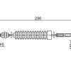 BOSCH 1987477984 - EL FREN TELI ON TOYOTA COROLLA AE101 111 92-99