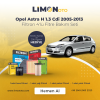 Opel Astra H 1.3 Cdi 2005-2013 4'lü Filtre Bakım Seti